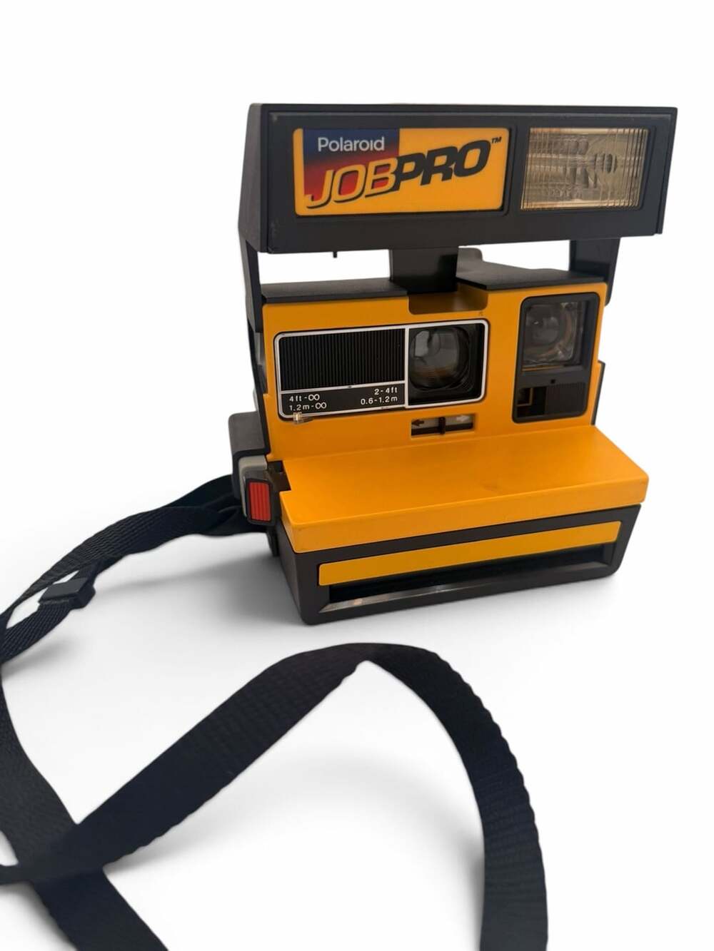 Vintage Polaroid Job Pro 600 Instant Film Camera Black and Yellow